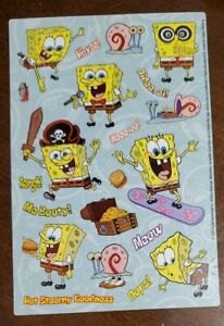 Detail Stiker Spongebob Nomer 43