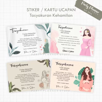 Download Stiker Syukuran 4 Bulanan Nomer 27