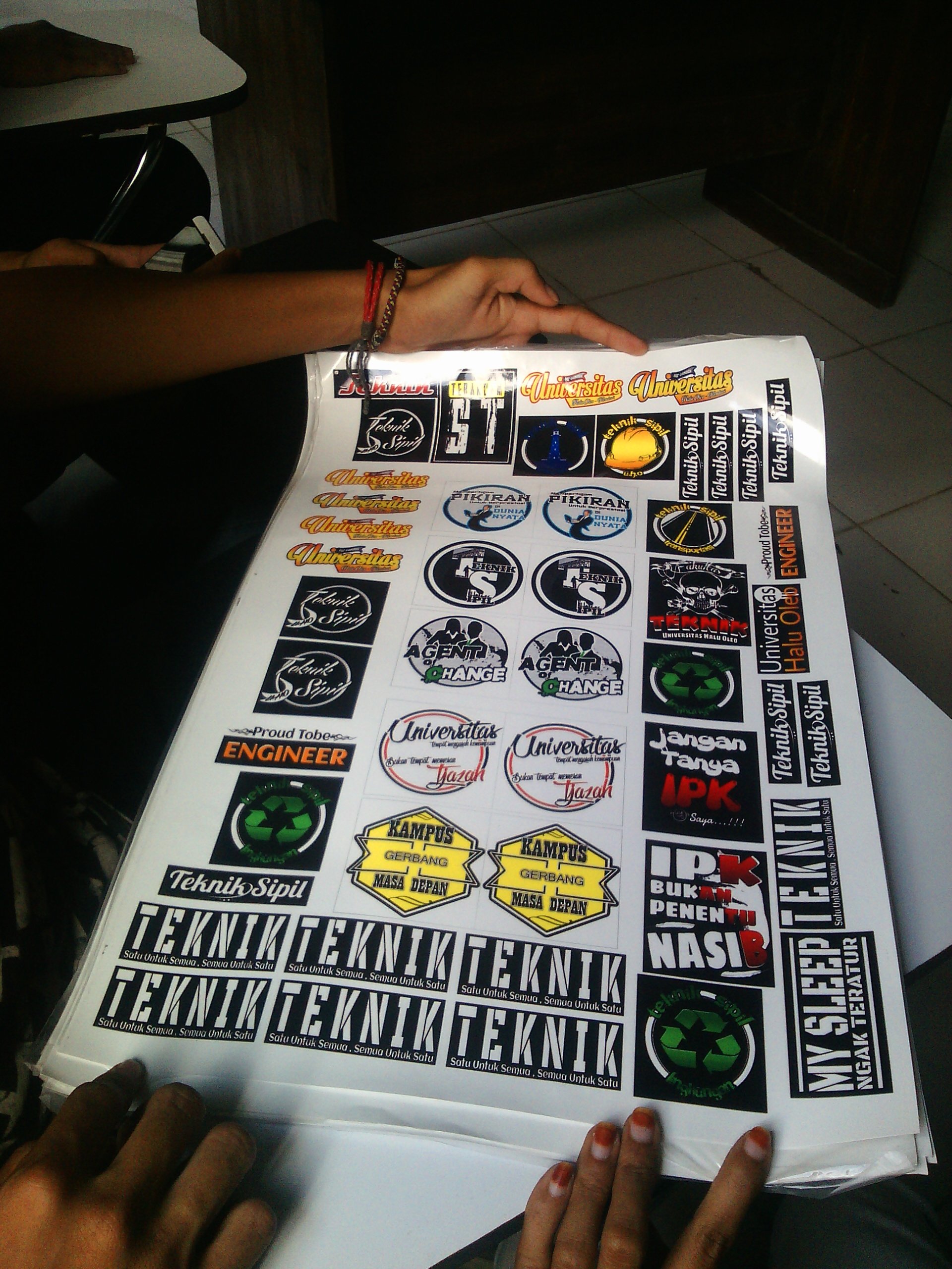 Detail Stiker Teknik Sipil Nomer 17