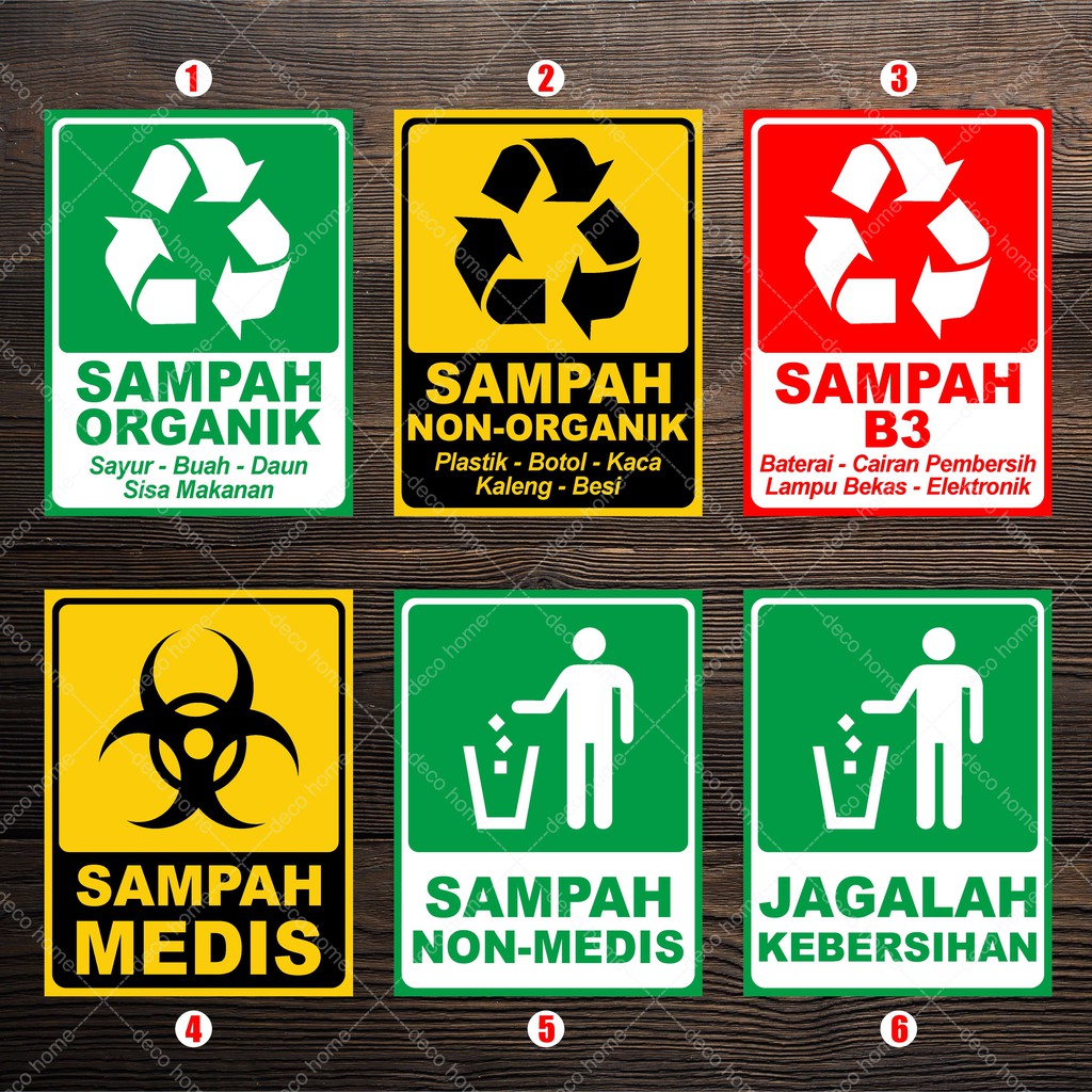 Detail Stiker Tempat Sampah Nomer 5