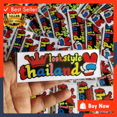 Detail Stiker Thailand Look Style Nomer 29