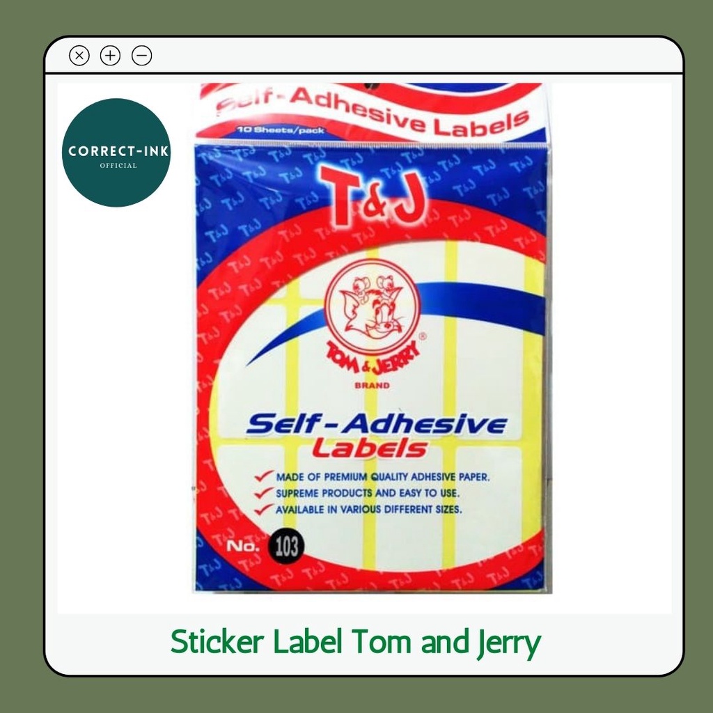 Detail Stiker Tom N Jerry Nomer 21