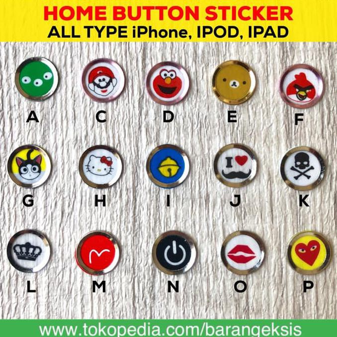 Detail Stiker Tombol Home Iphone Nomer 55