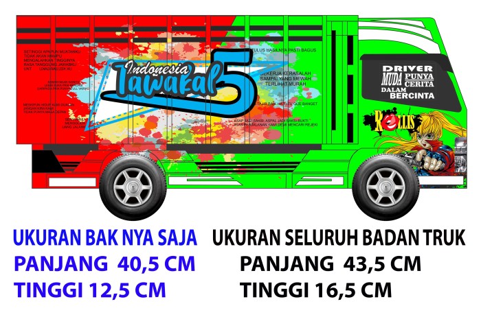 Detail Stiker Truk Modifikasi Nomer 34