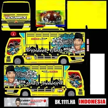 Detail Stiker Truk Simulator Nomer 39