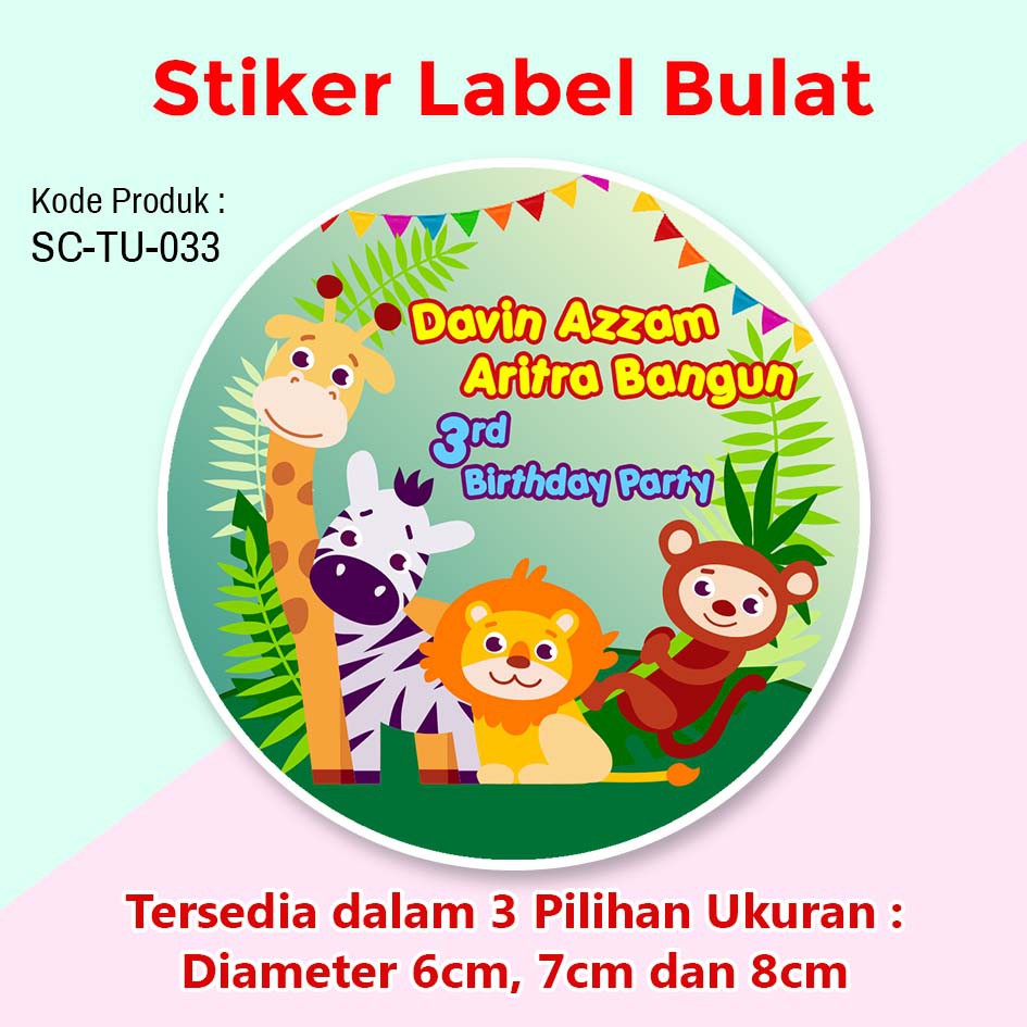 Detail Stiker Ulang Tahun Nomer 28