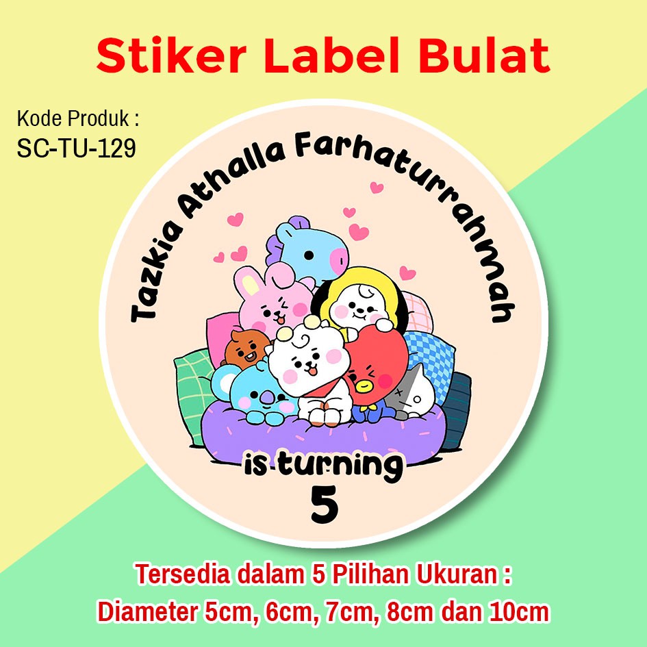 Detail Stiker Ulang Tahun Anak Nomer 15