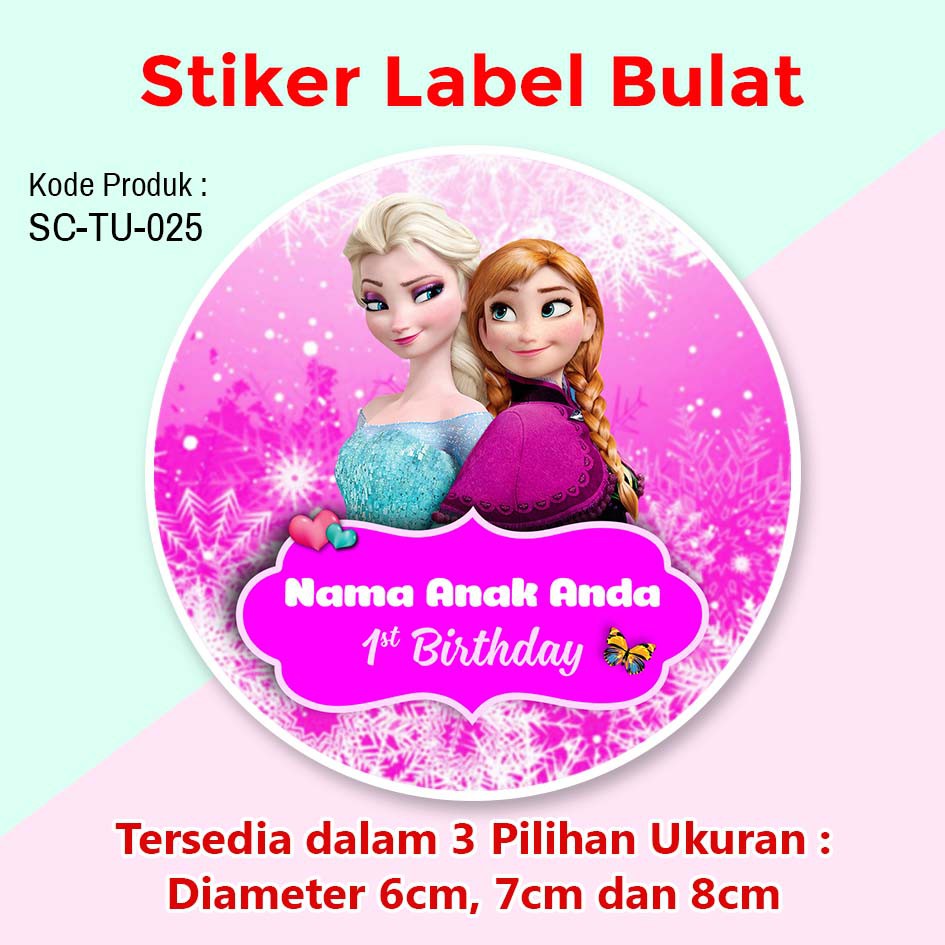 Detail Stiker Ulang Tahun Anak Nomer 27