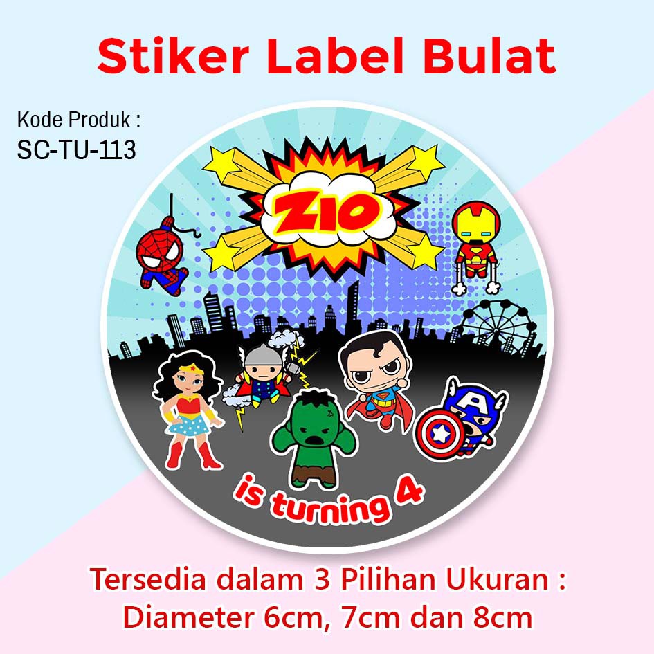 Detail Stiker Ulang Tahun Anak Nomer 49