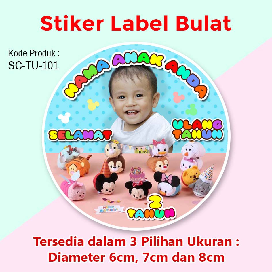 Detail Stiker Ulang Tahun Anak Nomer 8