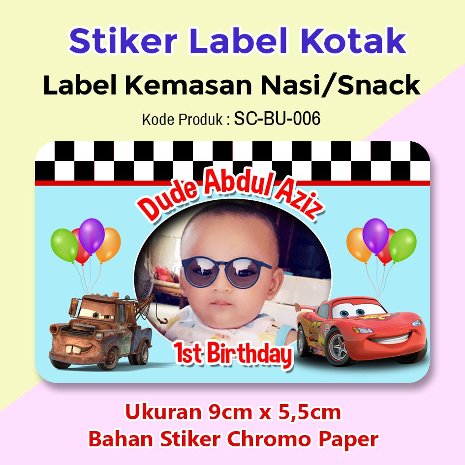 Detail Stiker Ulang Tahun Anak Laki Nomer 4