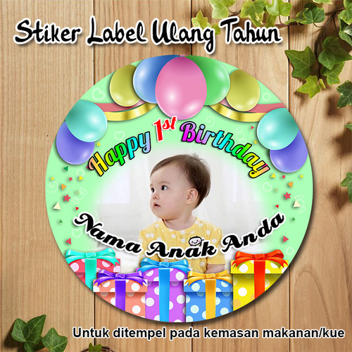 Detail Stiker Ulang Tahun Anak Laki Nomer 5