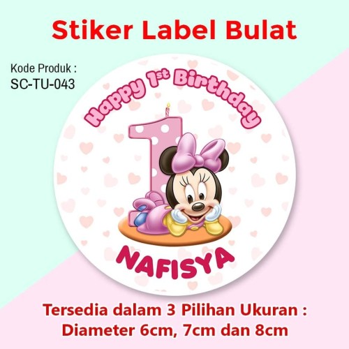 Detail Stiker Ulang Tahun Anak Perempuan Nomer 5