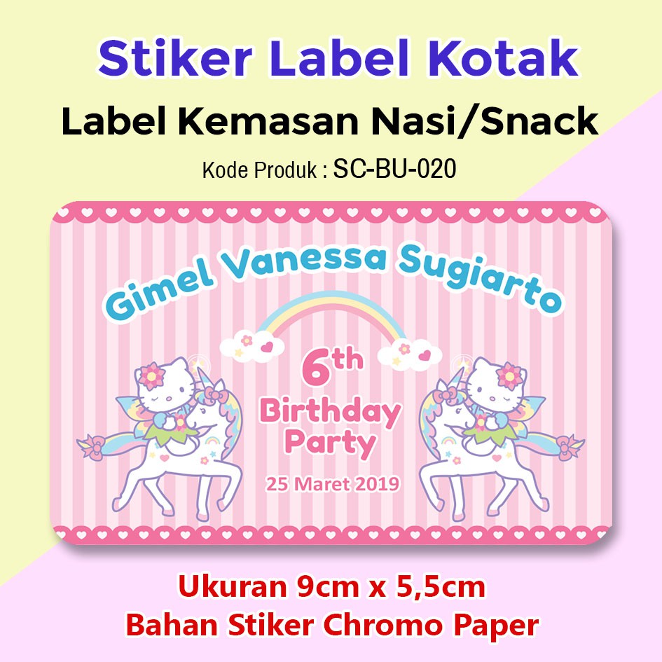 Detail Stiker Ulang Tahun Anak Perempuan Nomer 49