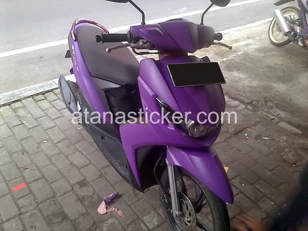 Detail Stiker Ungu Doff Nomer 17