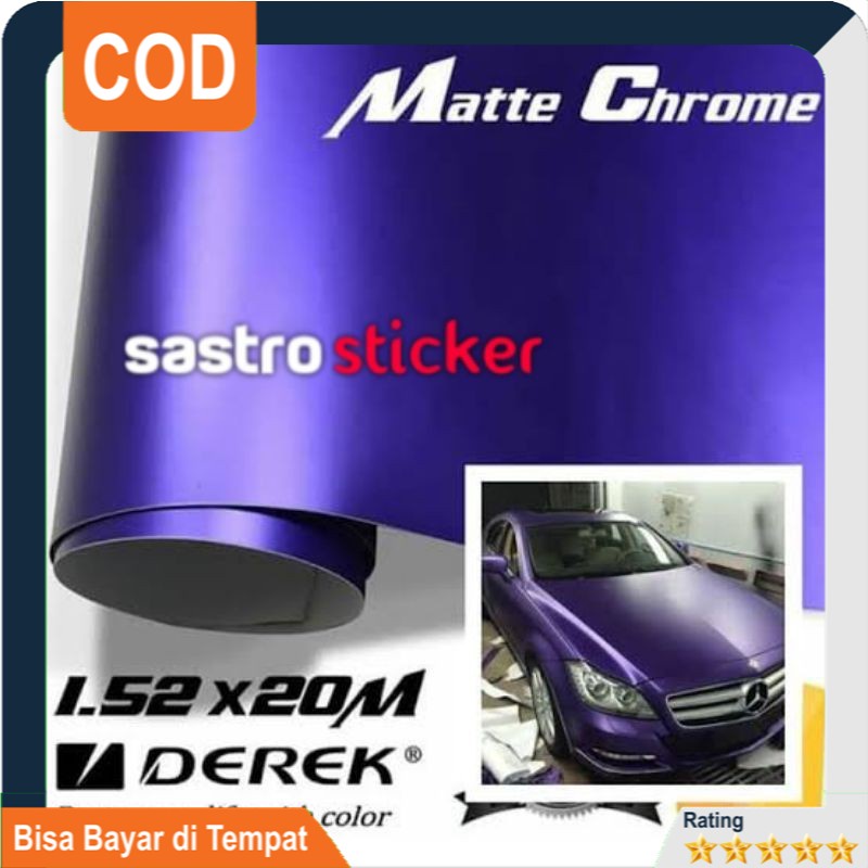 Detail Stiker Ungu Doff Nomer 20
