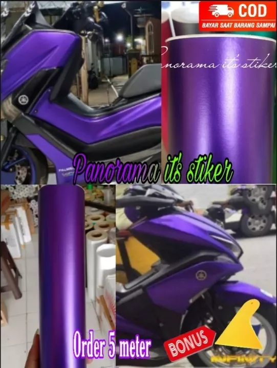 Detail Stiker Ungu Doff Nomer 31