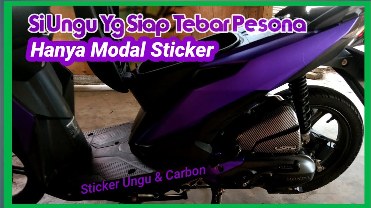 Detail Stiker Ungu Doff Nomer 32