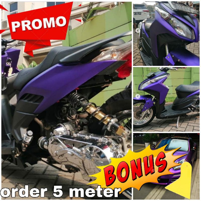 Detail Stiker Ungu Doff Nomer 39
