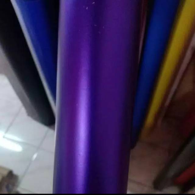 Detail Stiker Ungu Doff Nomer 6