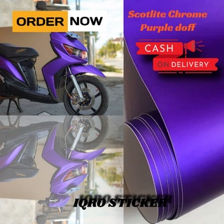 Detail Stiker Ungu Doff Nomer 48