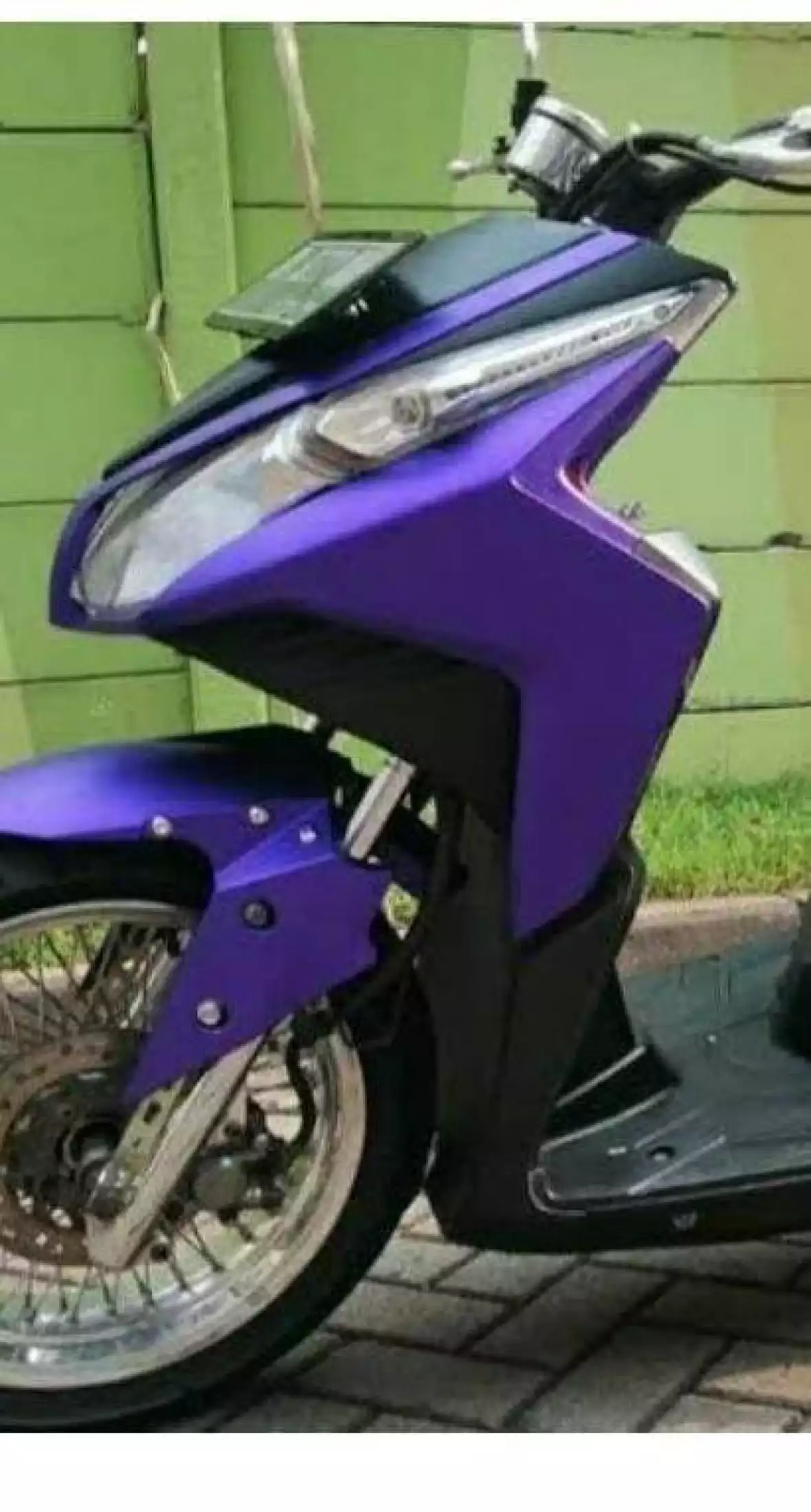 Detail Stiker Ungu Doff Nomer 53