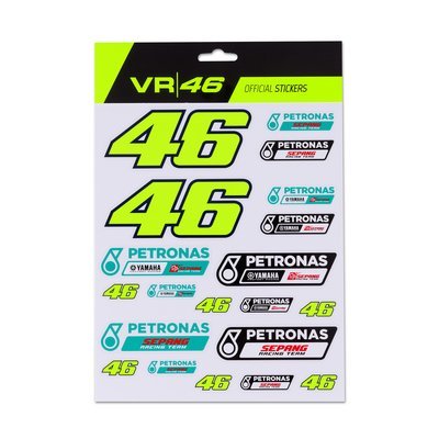 Detail Stiker Valentino Rossi 46 Nomer 30