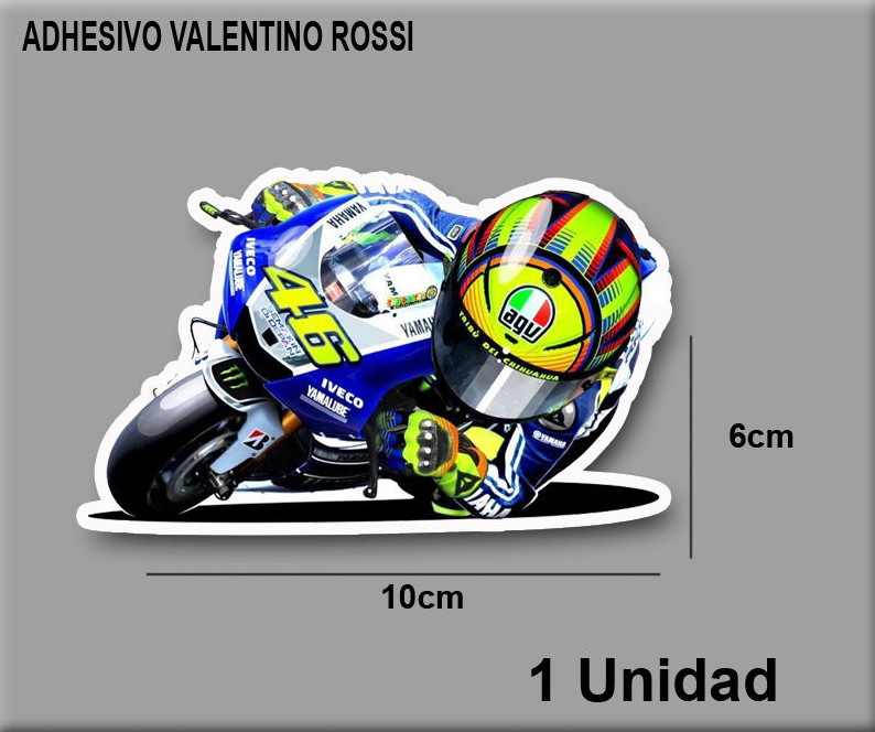 Detail Stiker Valentino Rossi 46 Nomer 54