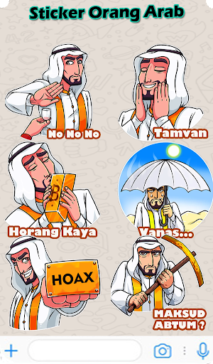 Detail Stiker Wa Arab Lucu Nomer 5