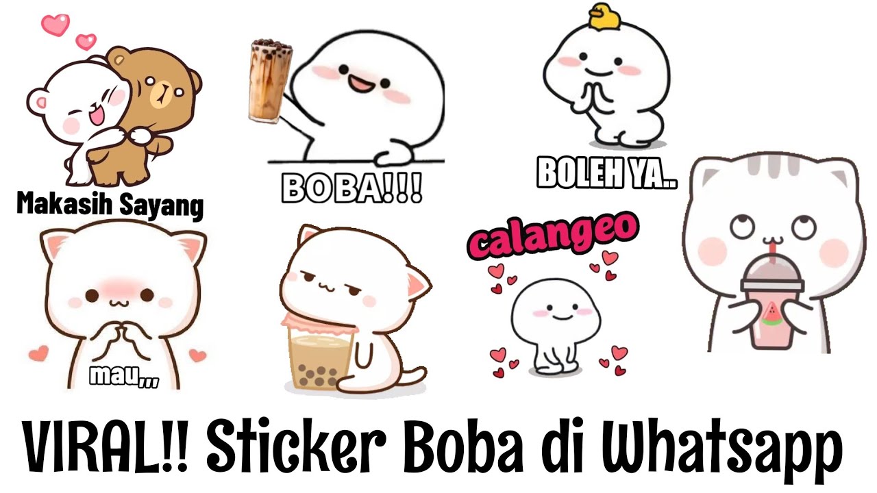 Detail Stiker Wa Boneka Putih Lucu Nomer 43