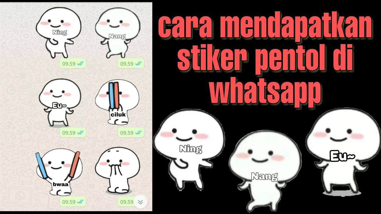 Detail Stiker Wa Boneka Putih Lucu Nomer 45