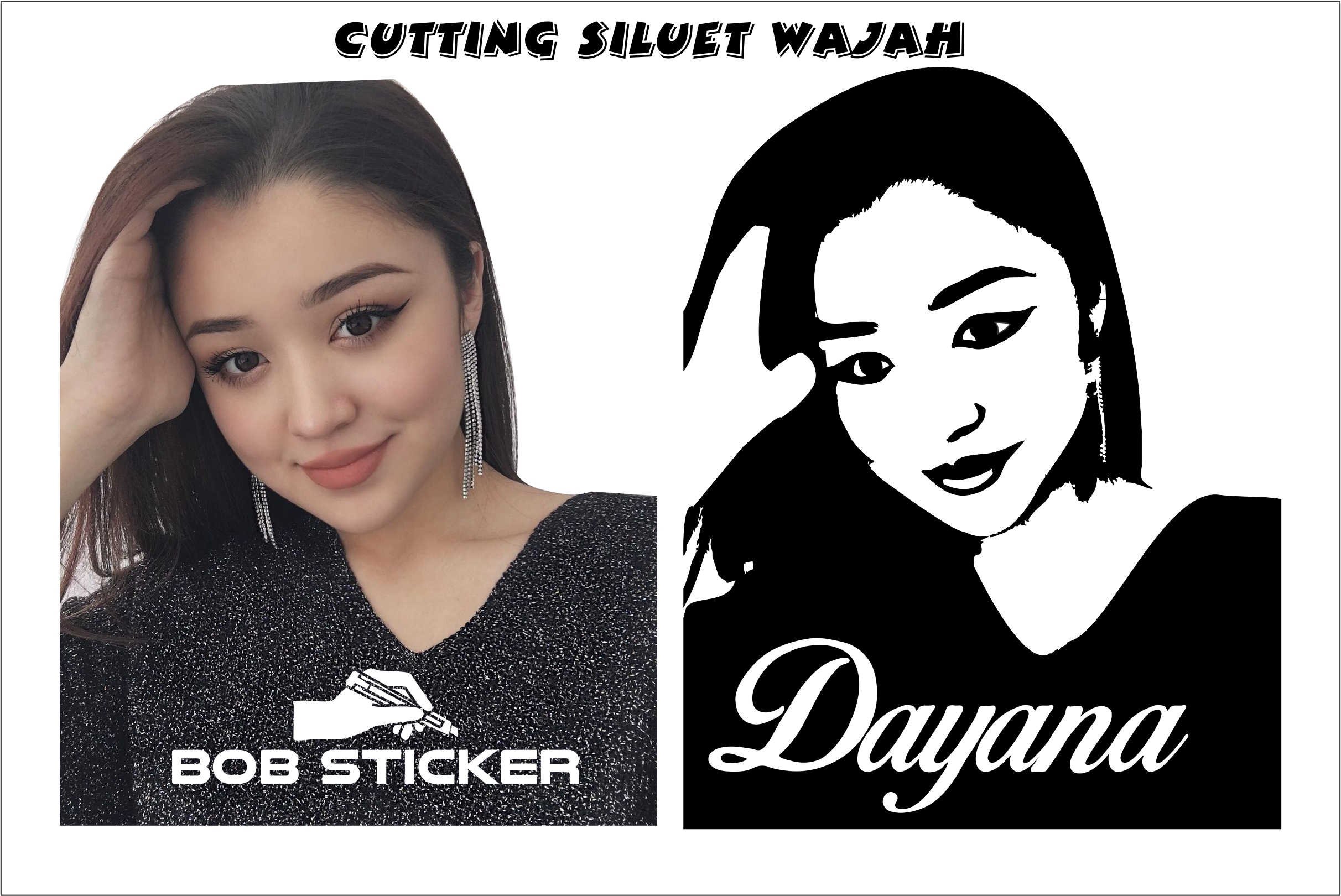 Detail Stiker Wajah Wanita Nomer 8