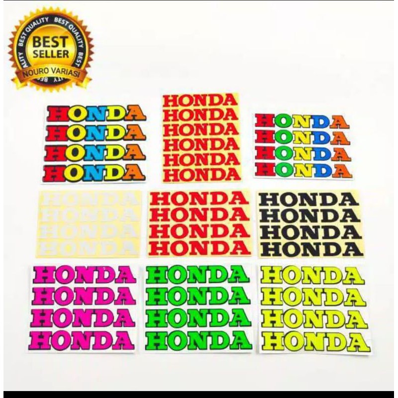 Detail Stiker Warna Warni Nomer 47