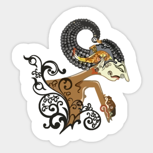 Detail Stiker Wayang Arjuna Nomer 17
