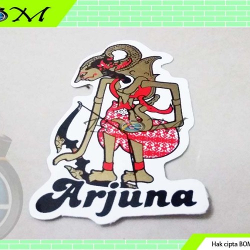 Detail Stiker Wayang Arjuna Nomer 19