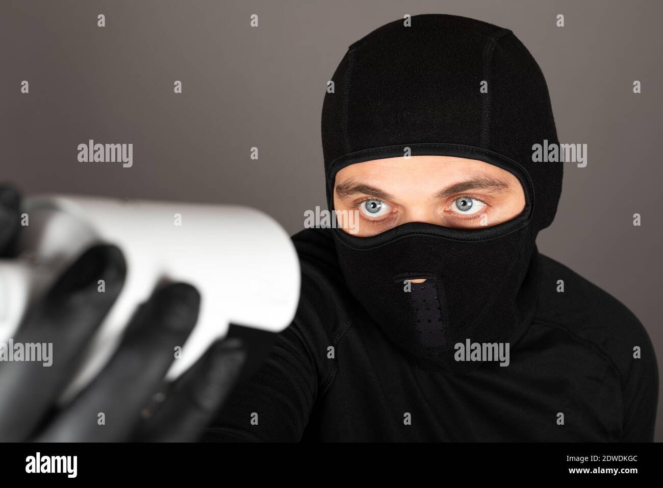 Detail Stock Photo Robber Or Burglar Nomer 21