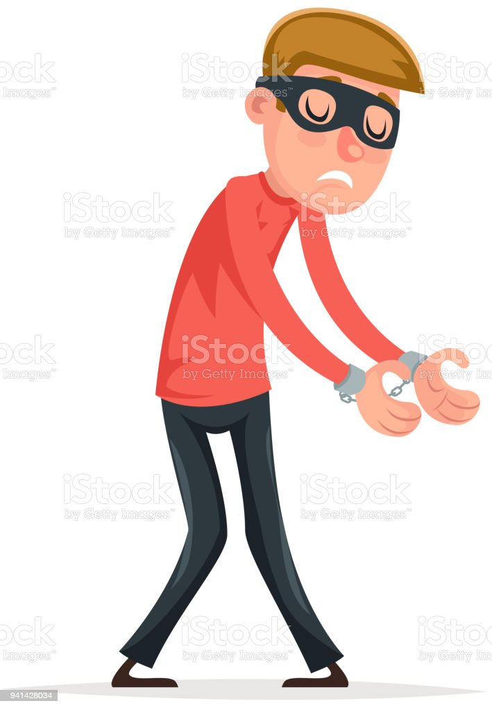 Detail Stock Photo Robber Or Burglar Nomer 24