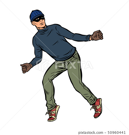 Detail Stock Photo Robber Or Burglar Nomer 26