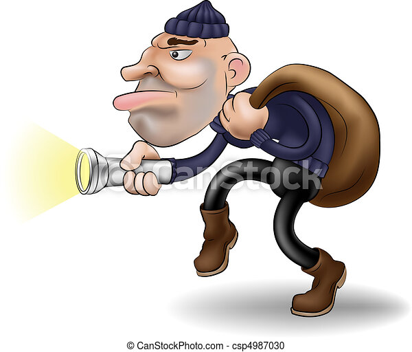 Detail Stock Photo Robber Or Burglar Nomer 27