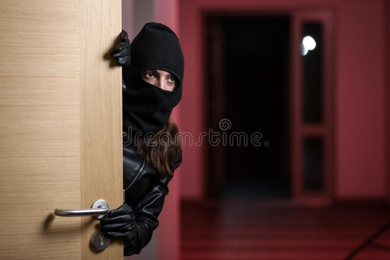 Detail Stock Photo Robber Or Burglar Nomer 39