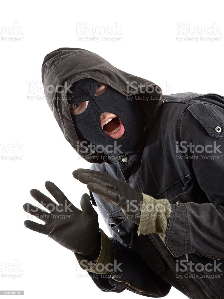 Detail Stock Photo Robber Or Burglar Nomer 50