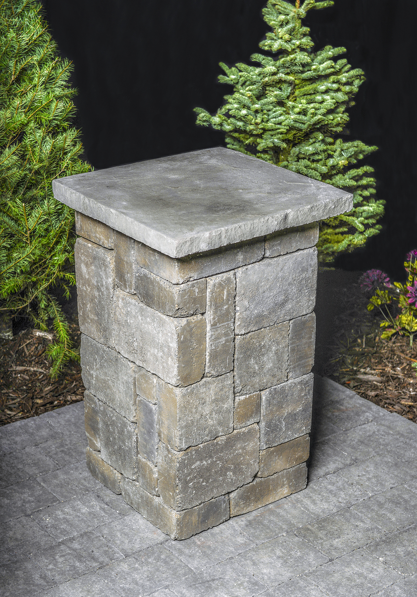 Detail Stone Column Mailbox Kit Nomer 23