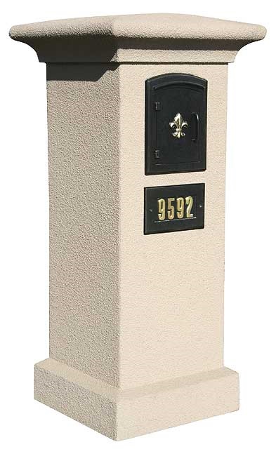 Detail Stone Column Mailbox Kit Nomer 34