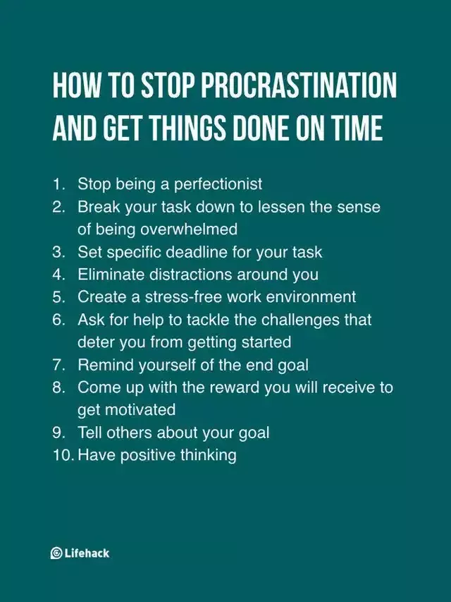 Detail Stop Procrastinating Quotes Nomer 7