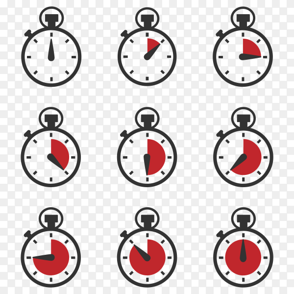Detail Stopwatch Transparent Nomer 52