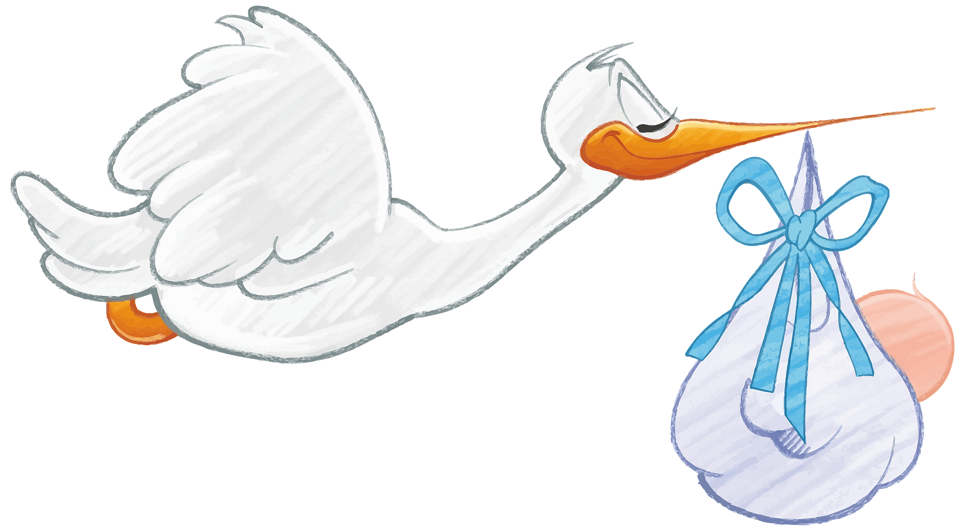 Detail Stork Baby Clipart Nomer 30