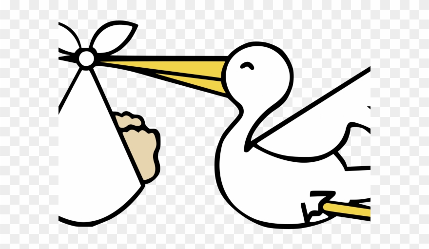 Detail Stork Baby Clipart Nomer 36