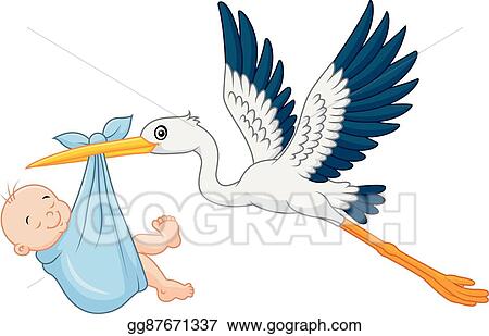 Detail Stork Baby Clipart Nomer 44