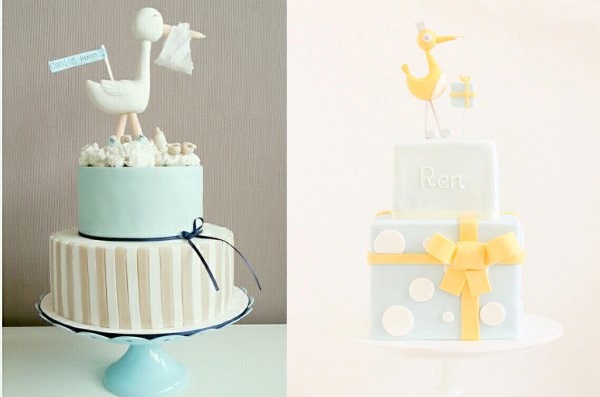 Detail Stork Baby Shower Cake Nomer 19