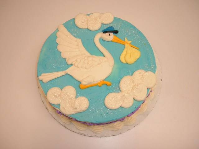 Detail Stork Baby Shower Cake Nomer 47